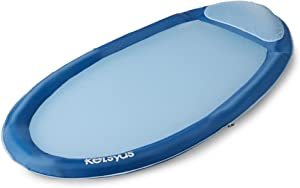 lot 74037 image: Kelsyus 80032 Floating Hammock Inflatable Swimming Pool Float Lounger, Blue