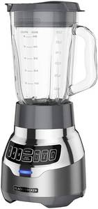 lot 74074 image: BlackDecker - PowerCrush Digital Blender with Quiet Technology - Black