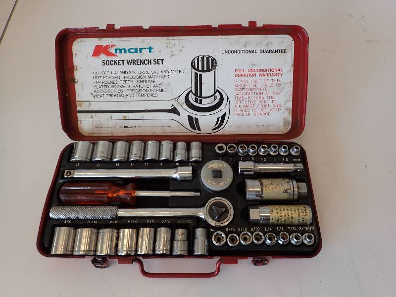 lot 2752 image: Classic K Mart 40 Piece Socket Wrench Set
