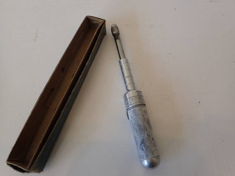 lot 2755 image: Classic Craftsman Multi Bit Driver w Box