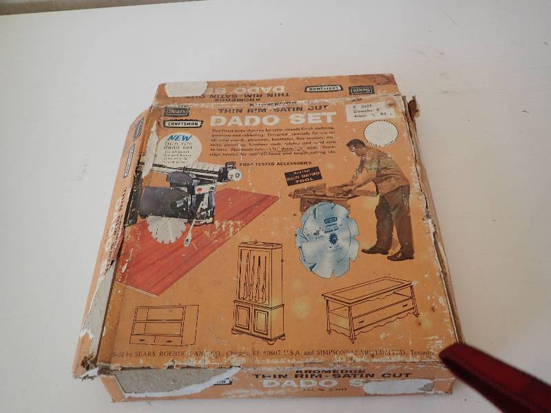 lot 2758 image: Sears Craftsman Dado Set