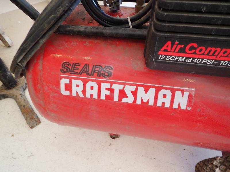 Sears Craftsman 5 hp 33 Gal Air Compressor | Parkville Tool And Surplus