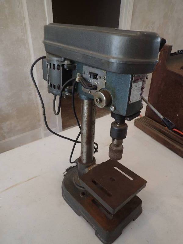 Guardian Power 3 Speed Heavy Duty Drill Press Parkville Tool And Surplus Shop Auction Equip Bid