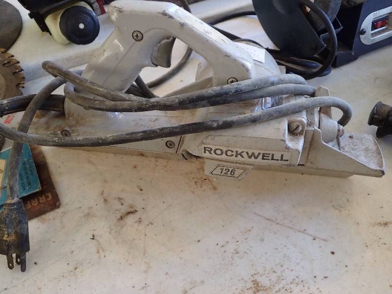 lot 2837 image: Rockwell 126 Hand Held Planer
