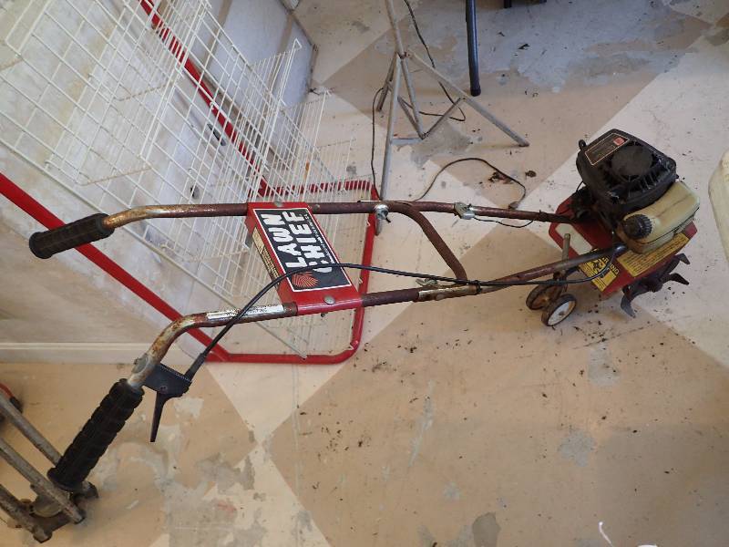 lot 2868 image: Lawn Chief Gas Powered Tiller