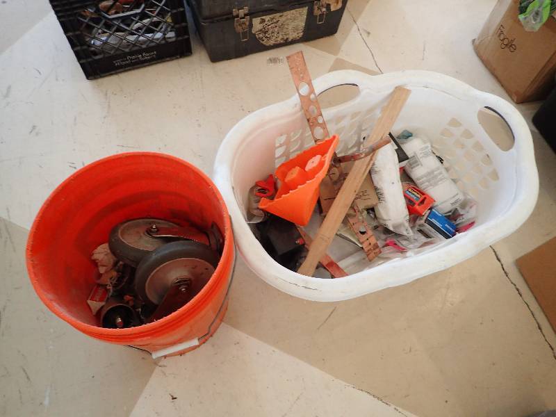 lot 1394 image: Lot Of Castors With Misc. Hardware