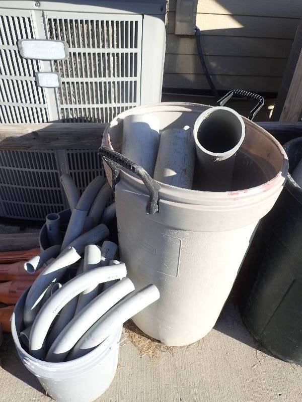 lot 1832 image: Lot Of Carlon Above Ground And Underground PVC Conduit
