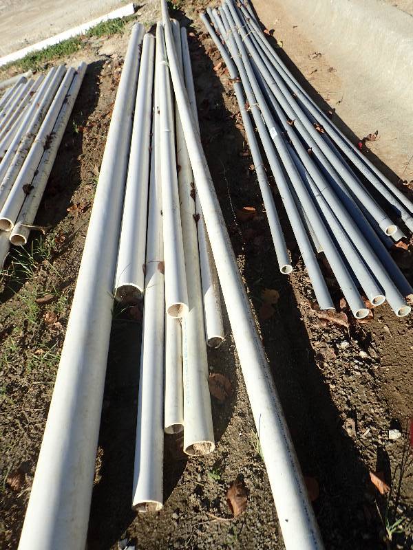 lot 1834 image: Lot Of 2� 3� 4�Cantex Rigged PBC Pipe