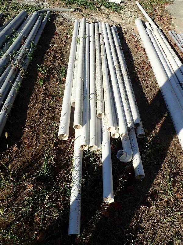 lot 1835 image: Lot Of 2� And 3� Cantex Rigged PBC Pipe