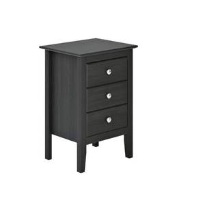 lot 25528 image: Adeptus Solid Wood Easy Pieces 3 Drawer End TableNightstand