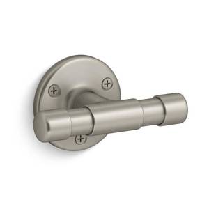 lot 25566 image: KOHLER Worth Robe Hook in Brushed Nickel