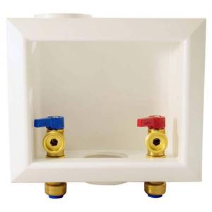 lot 25578 image: Tectite 4932521 0.5 in. Dia. Apollo Washing Machine Outlet Box