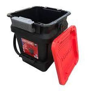 lot 25505 image: craftsman 5 gal storage bucket