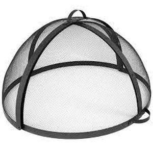 lot 25511 image: sunnydaze decor easy open fire pit screen 32in black