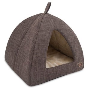 lot 50246 image: Best Pet Supplies Pet Tent, Brown Linen