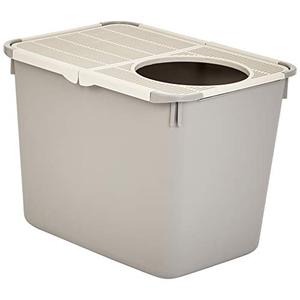 lot 50278 image: Amazon Basics No-Mess Hooded Cat Litter Box