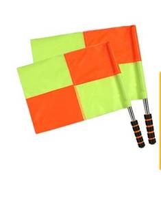 lot 50283 image: 2 - Shine Stone Soccer Referee Flags