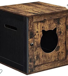 lot 50293 image: FEANDREA Cat Litter Box Furniture, Hidden Litter Box