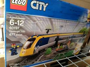 lot 50329 image: LEGO City Passenger Train Building Set