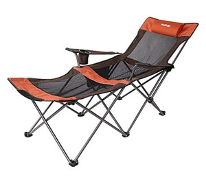 lot 50330 image: Apollo Walker Folding Camping Chair, Orange