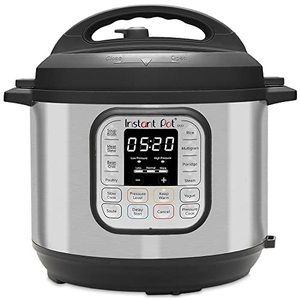lot 50337 image: Instant Pot Duo 7-in-1 Electric Cooker, 6 Quart, Stainless SteelBlack