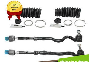 lot 50340 image: Steering Inner & Outer Tie Rod Rods Assembly Rack Boots Kit, Model BACB12-KIT079
