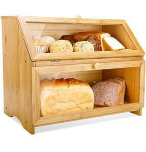 lot 50349 image: Double Layer Large Bread Box