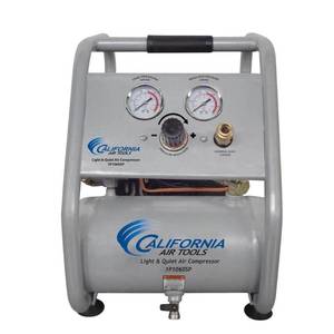 lot 50407 image: California Air Tools Light & Quiet .6 Hp, 1.0 Gal. Steel Tank Portable Air Compressor