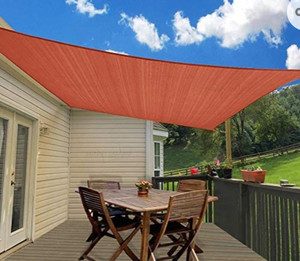 lot 50414 image: SUNNY GUARD Sun Shade Sail, 13 x 19.5 Terra Rectangle Shades Cloth SunShades Sails