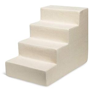 lot 50436 image: Best Pet Supplies Foam Pet Steps for Small Dogs and Cats,Ivory
