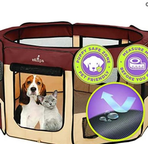lot 50450 image: Zampa Dog Playpen Pop Up Portable Playpen