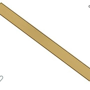 lot 50451 image: KATAIS 24 Inch Linear Brushed Gold Invisible Bathroom Floor Drain Stainless Steel