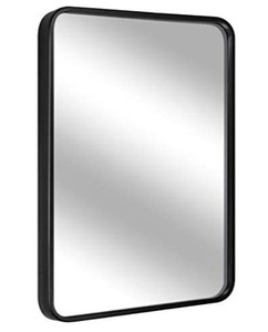 lot 50460 image: LEORISO Black Bathroom Mirror