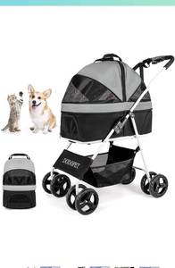 lot 50498 image: Dodopet Stroller for Small-Medium Pet, Pink