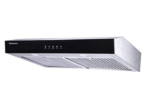 lot 50503 image: Kitchenexus Range Hood 30in. Touch Screen Display Ductedductless Under Cabinet Black Kitchen Vent Hood