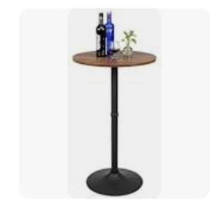 lot 50524 image: Finnhomy 24in. Round Bar Table