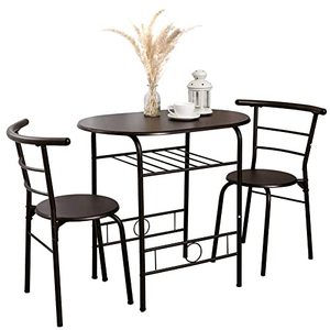 lot 50530 image: Bonzy Home 3-Piece Dining Table Set