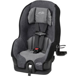 lot 50554 image: Evenflo Tribute LX Harness Convertible Car Seat, Solid Print Gray