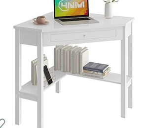 lot 50573 image: 4NM Corner Desk,Small,White