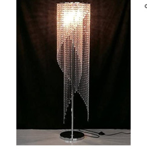 lot 50582 image: Surpars House Crystal Floor Lamp,Elegant Rain Lamp