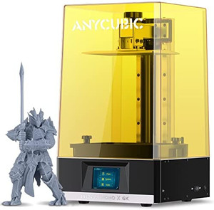 lot 105 image: ANYCUBIC Resin 3D Printer, Photon Mono X 6K 9.25 6K HD Monochrome Screen Fasting Printing UV LCD 3D Printer, Parallel Matrix UV LED Light Source, 7.8 x 4.8 x 9.6 Printing Size   (Retails $700)