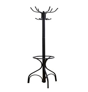 lot 50651 image: Frenchi Home Furnishing Rack, Oak- Missing all hardware   (SOLD AS IS)