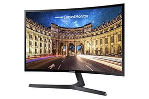 lot 50657 image: SAMSUNG 23.5 CF396 Curved Computer Monitor, AMD FreeSync, 4ms Response Time, Wide Viewing Angle, Ultra Slim Design, LC24F396FHNXZA, Black   (Retails $178)