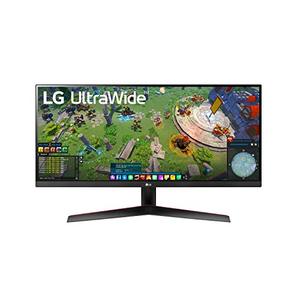lot 50664 image: LG 29WP60G-B UltraWide Monitor 29 219 FHD (2560 x 1080) IPS Display, sRGB 99% Color Gamut, HDR 10, USB Type-C Connectivity, 3-Side Virtually Borderless Display, Black  (Retails $200)