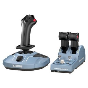 lot 50673 image: Thrustmaster - TCA Officer Pack Airbus Edition Joystick for PC    (Retails $190)