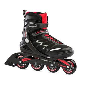 lot 50679 image: Bladerunner by Rollerblade Advantage Pro XT Mens Adult Fitness Inline Skate, Black and Red, Inline Skates, 11