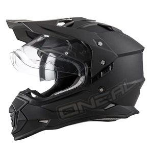 lot 50684 image: ONeal 0817-502 Unisex-Adult Full-face Style Sierra II Helmet Flat Black S (5556cm) (Small)   (Retails $143)