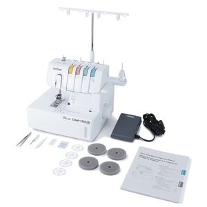 lot 50709 image: Brother 2340CV Cover Stitch with Color-Coded Threading Guide   (Retails $490)   (Works)