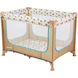 lot 51267 image: Dream On Me Zodiak Portable Play Yard, CoffeeBlue