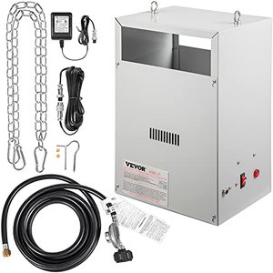 lot 51328 image: VEVOR CO2 Burner, 4 Brass Burner CO2 Generator for Plant, Liquid Propane LP Carbon Dioxide Generator, 11178 BTUHr, Built-In Electronic Ignition, for Greenhouse Green Tent Hydroponic Room Grow Room